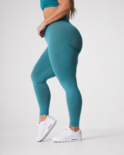 Load image into Gallery viewer, Teal Curve Seamless Leggings