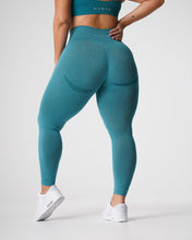 Load image into Gallery viewer, Teal Curve Seamless Leggings