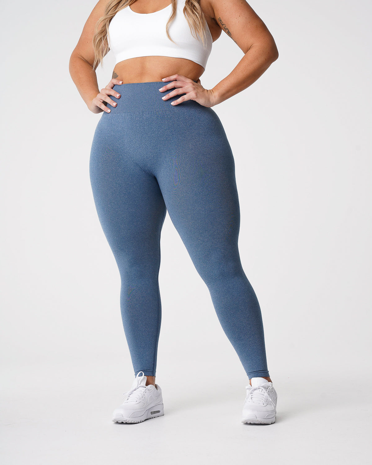 Slate Blue NV Seamless Leggings