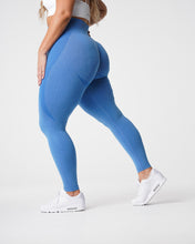 Load image into Gallery viewer, Ocean Blue Contour Seamless Leggings