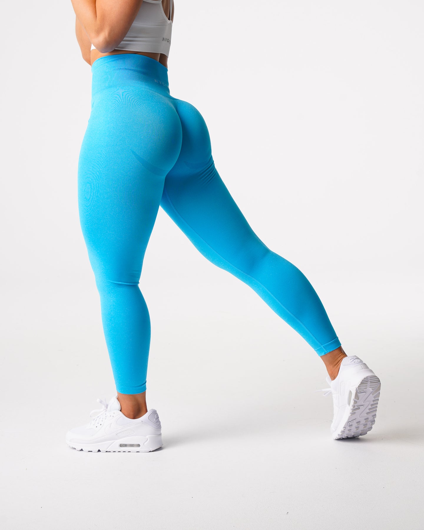 Aqua Curve Seamless Leggings