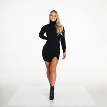 Load image into Gallery viewer, Black Forever Yours Sweater Dress