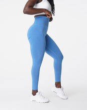 Load image into Gallery viewer, Ocean Blue Curve Seamless Leggings