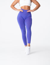 Load image into Gallery viewer, Electric Blue Curve Seamless Leggings