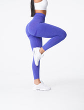 Load image into Gallery viewer, Electric Blue Curve Seamless Leggings