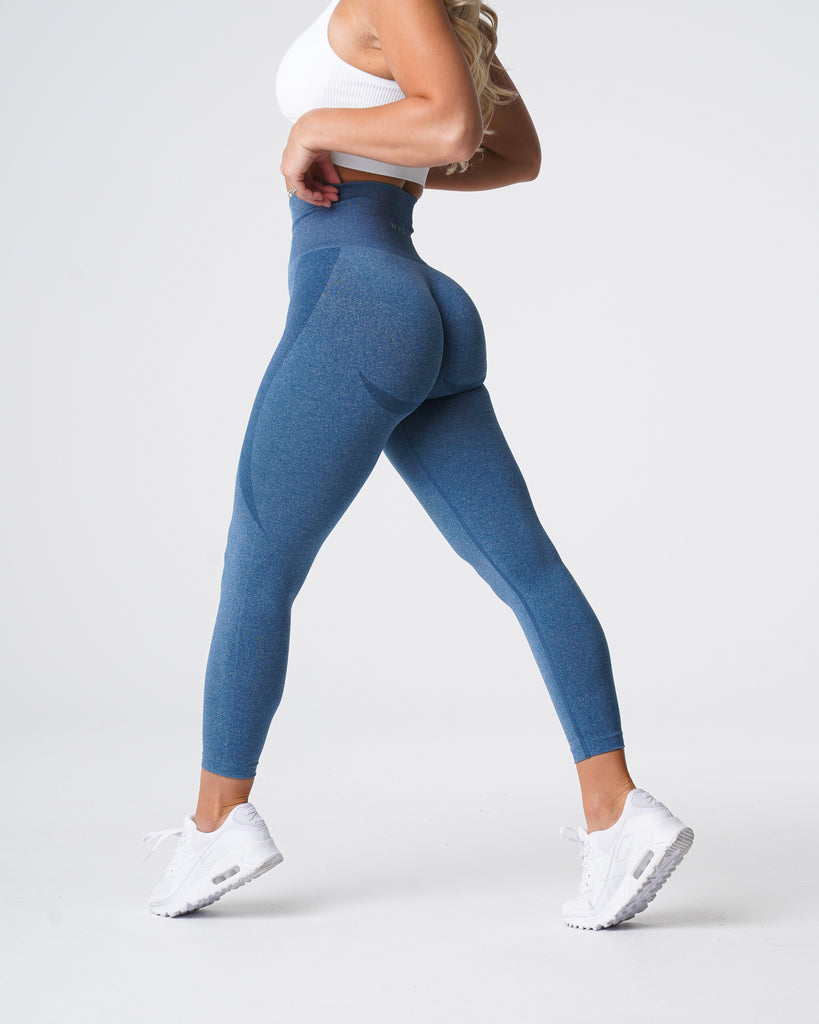 Slate Blue Contour Seamless Leggings