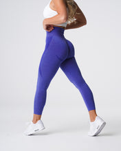 Load image into Gallery viewer, Electric Blue Contour Seamless Leggings