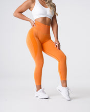 Load image into Gallery viewer, Sunset Orange Contour Seamless Leggings