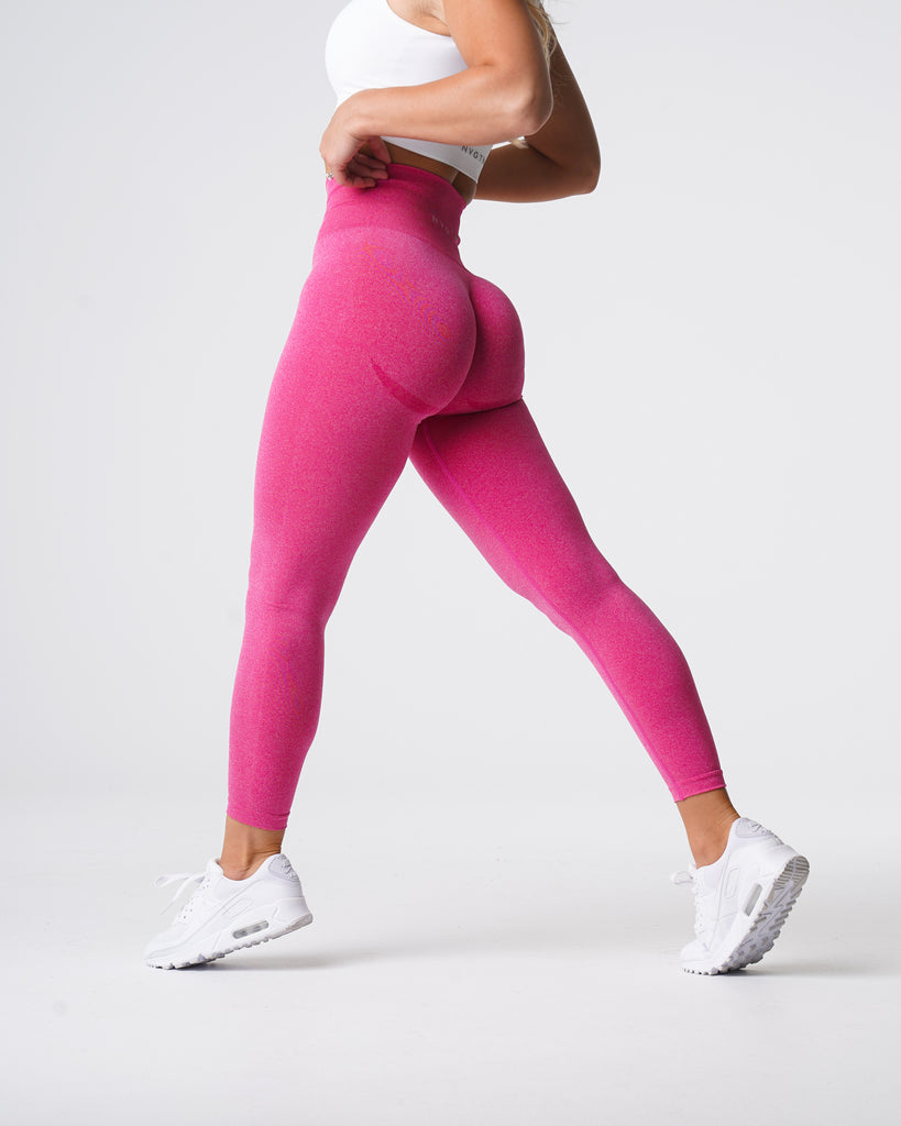 Fuchsia Curve Seamless Leggings