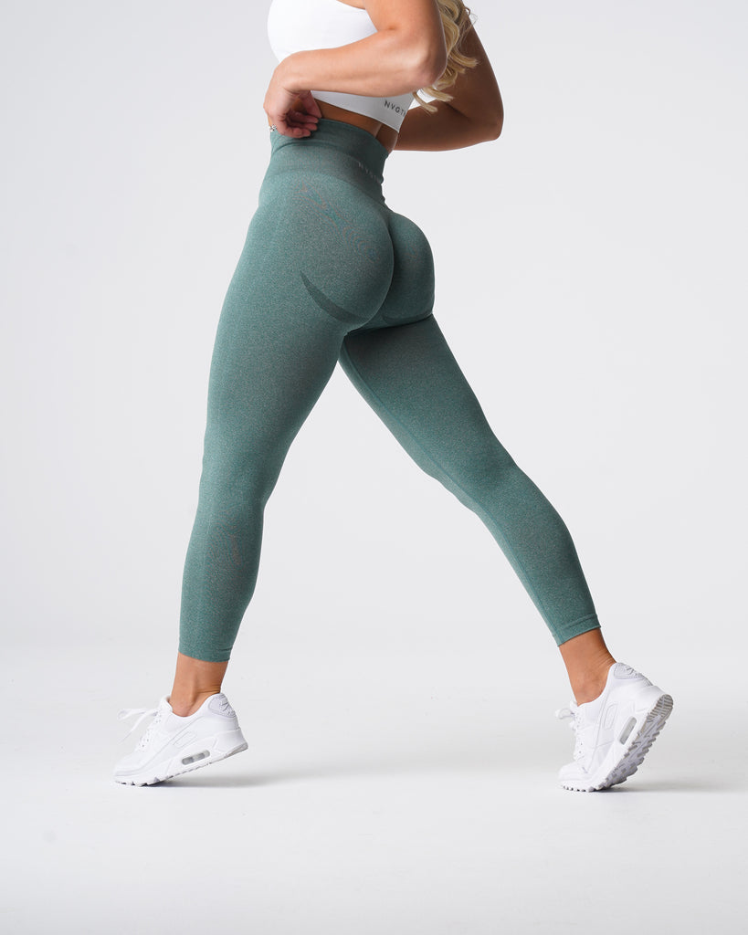 Forest Green Curve Seamless Leggings