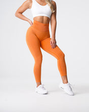 Load image into Gallery viewer, Burnt Orange Curve Seamless Leggings