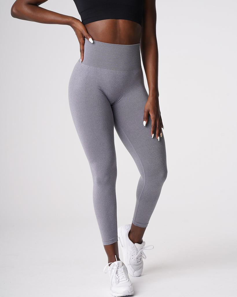 Grey Curve Seamless Leggings