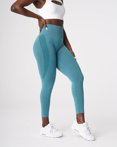 Teal Contour Seamless Leggings