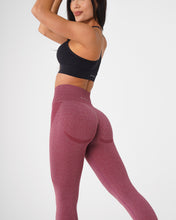 Load image into Gallery viewer, Maroon Contour Seamless Leggings