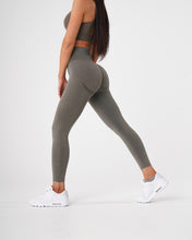 Load image into Gallery viewer, Khaki Green Curve Seamless Leggings